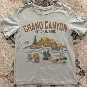 Peek Grand Canyon National Park Kids T-Shirt - Light Green
